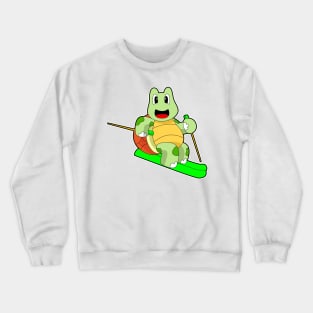 Turtle Skier Ski Crewneck Sweatshirt